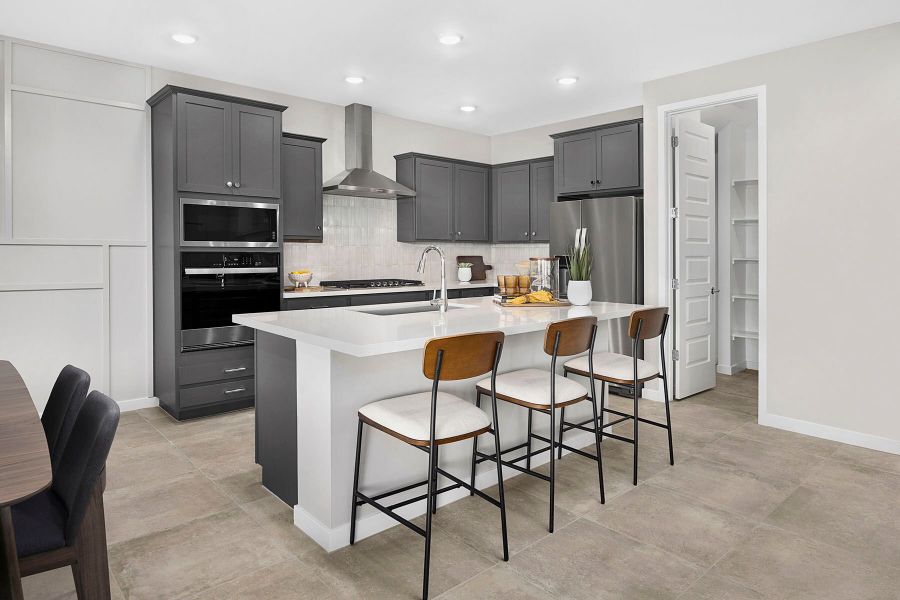 Representative furnished interior of a home built from the Lagoon by Mattamy Homes in Tierra Vistoso, Surprise (Image 7).