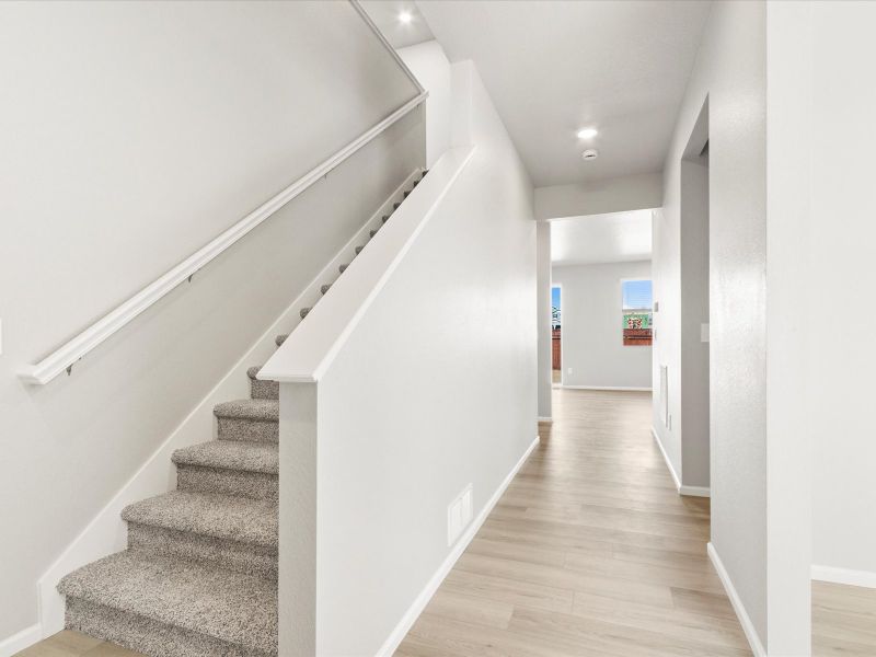 Spacious, unfurnished interior of a new home in Revere at Johnstown, Johnstown (Image 14). Spacious, unfurnished interior of a new home in Revere at Johnstown, Johnstown (Image 14).