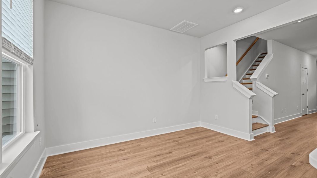 Memorable meals start in this exclusive dining space featuring elegant trim and natural light Memorable meals start in this exclusive dining space featuring elegant trim and natural light