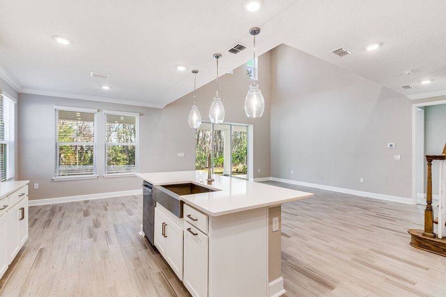 Furnished interior view inside a new home in Osprey Cove, St. Marys (Image 17). Furnished interior view inside a new home in Osprey Cove, St. Marys (Image 17).