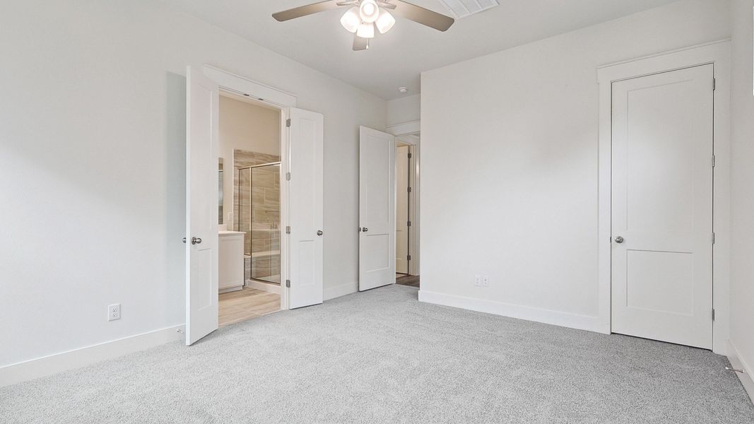Representative furnished interior of a home built from the Reese by DRB Homes in Collin Creek, Plano (Image 23).
