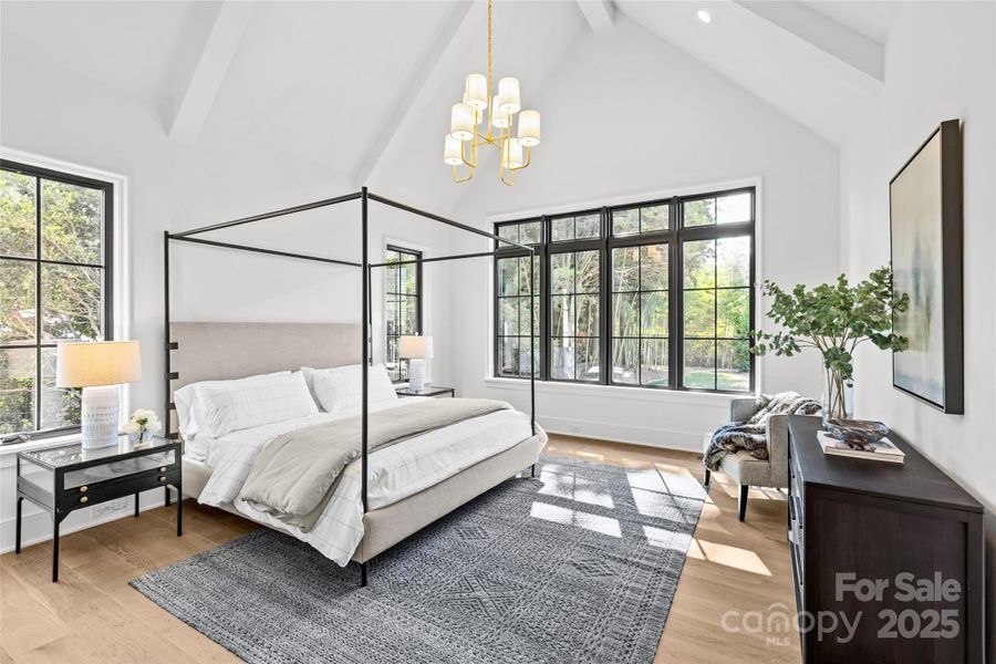Furnished interior view inside a new home in Stratford Chase, Charlotte (Image 35).