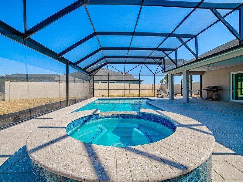 Exterior details and patio area of a home in , The Villages (Image 37). Exterior details and patio area of a home in , The Villages (Image 37).