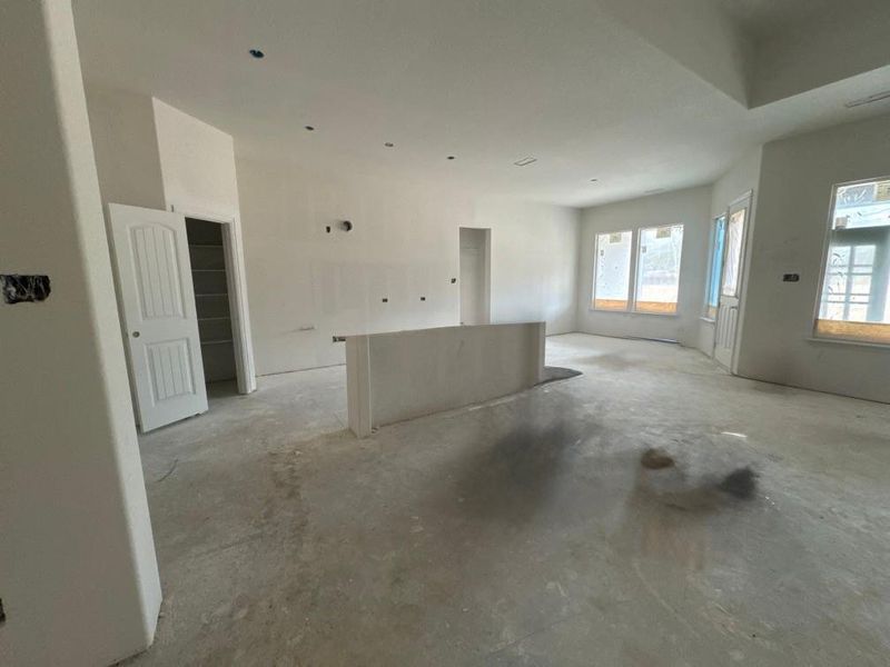 In-progress construction of a new home in Oak Grove Addition, Springtown, TX (Image 4).