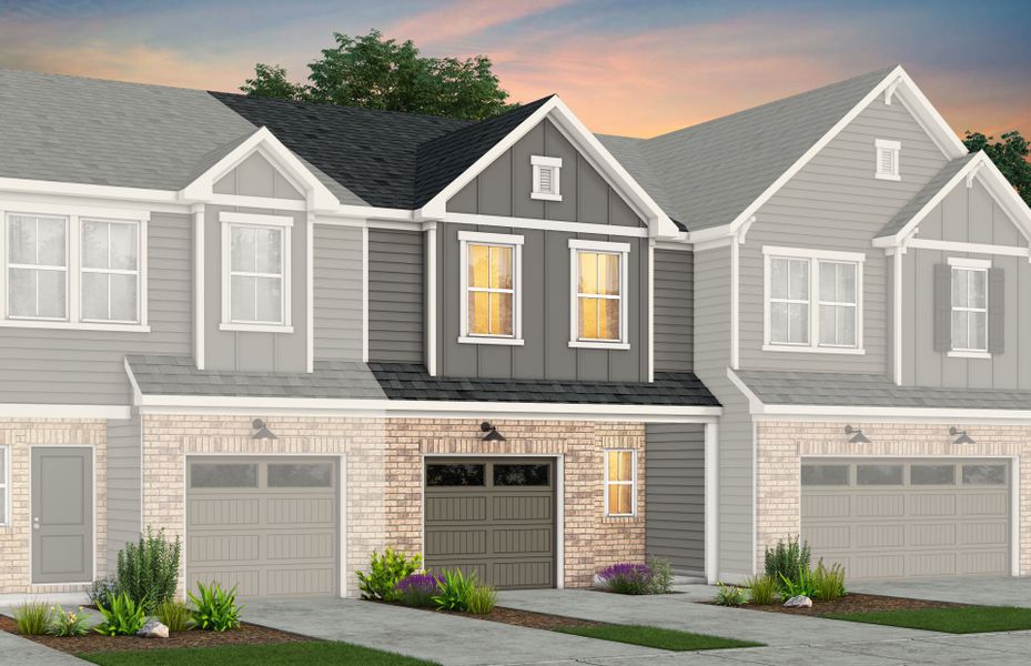 Representative exterior photo of a completed home built from the Landis by Pulte Homes in Mallard Park, Charlotte, NC (Image 8). Representative exterior photo of a completed home built from the Landis by Pulte Homes in Mallard Park, Charlotte, NC (Image 8).