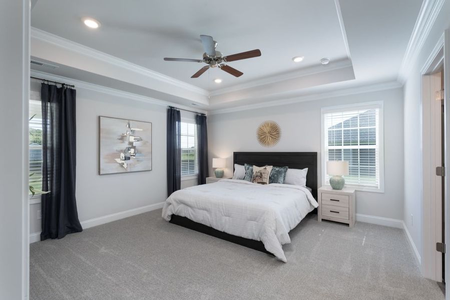 Furnished interior view inside a new home in Harvest Creek, Nashville (Image 24). Furnished interior view inside a new home in Harvest Creek, Nashville (Image 24).