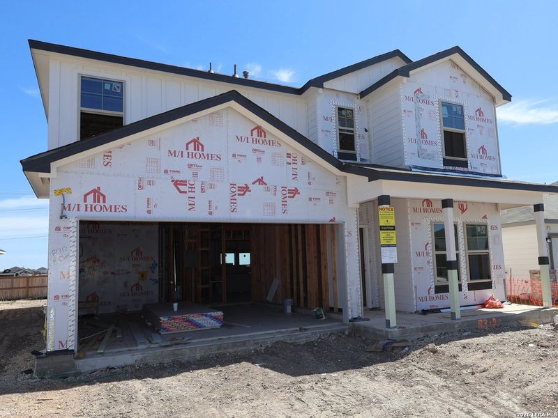 In-progress construction of a new home in Agave, San Antonio, TX (Image 26).