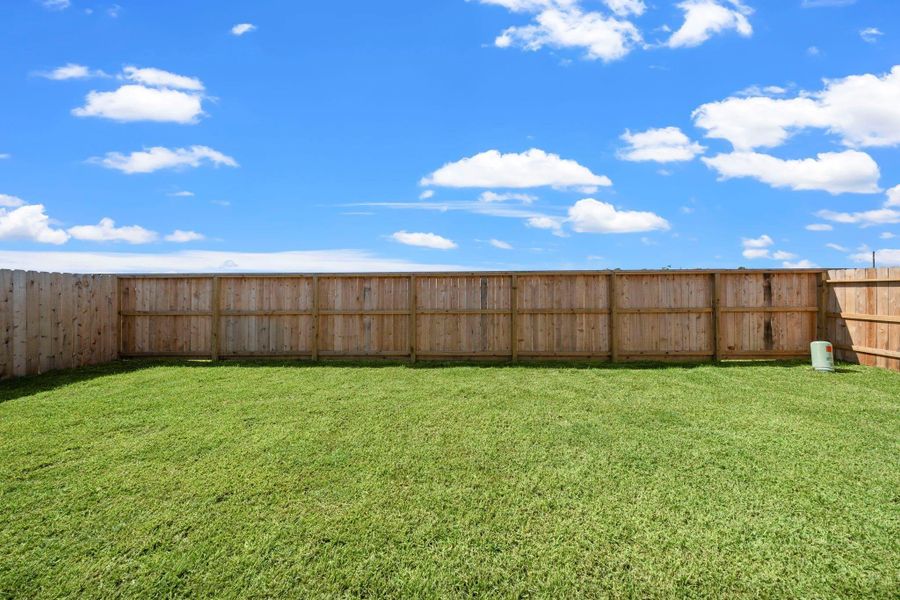 Exterior details and patio area of a home in Crosby Farms, Crosby (Image 4).