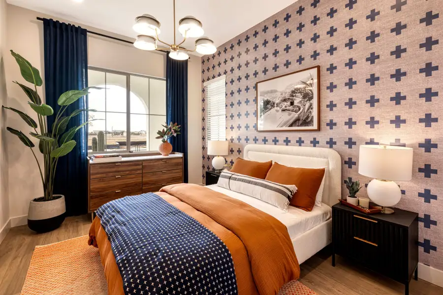 Representative furnished interior of a home built from the Tipton Plan 3507 by Tri Pointe Homes in Waterston Central, Gilbert (Image 16).