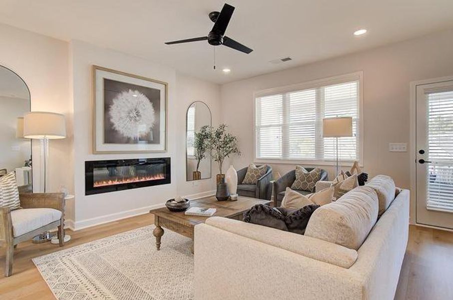 Furnished interior view inside a new home in , Kennesaw (Image 10).