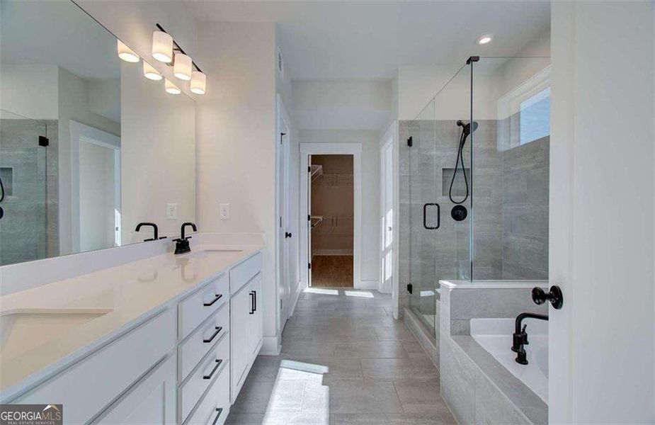 Furnished interior view inside a new home in The Paddocks at Doc Hughes, Buford (Image 15).