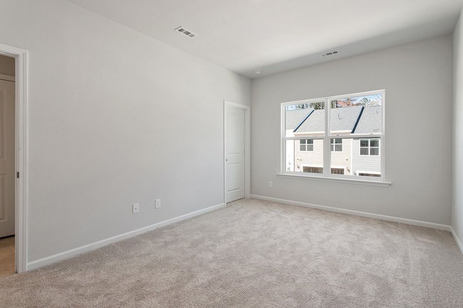 Spacious, unfurnished interior of a new home in Renaissance at White Oak, Garner (Image 16). Spacious, unfurnished interior of a new home in Renaissance at White Oak, Garner (Image 16).