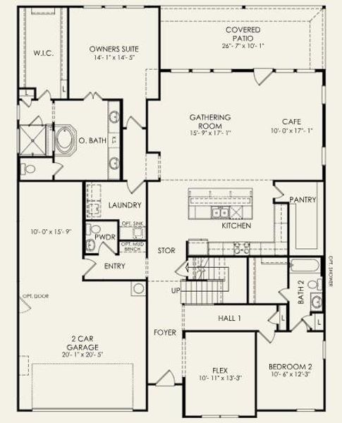 Pulte Homes, Electra floor plan Pulte Homes, Electra floor plan
