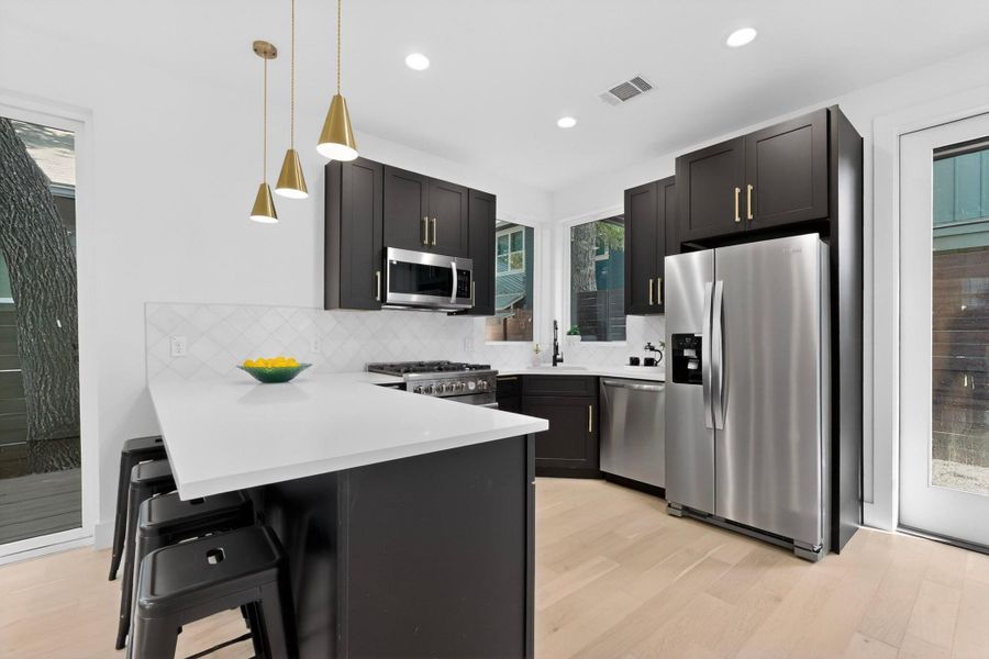 Furnished interior view inside a new home in , Austin (Image 16).