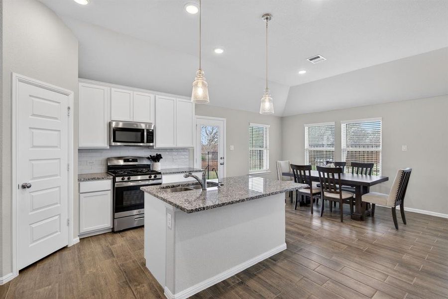 Furnished interior view inside a new home in Sagebrook, Denton (Image 14).