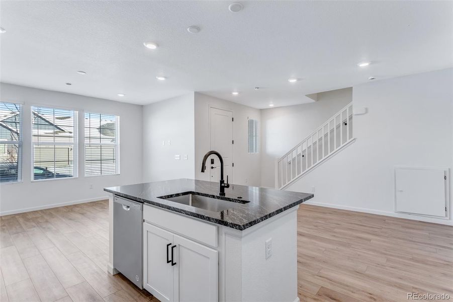 Furnished interior view inside a new home in Westside Crossing, Berthoud (Image 7).