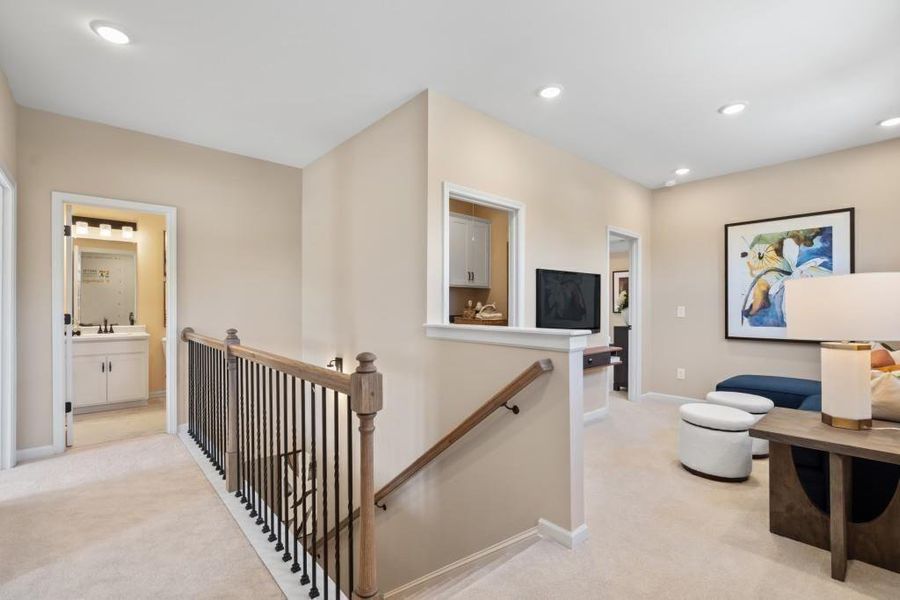 Furnished interior view inside a new home in Franklin Manor, Lawrenceville (Image 12).