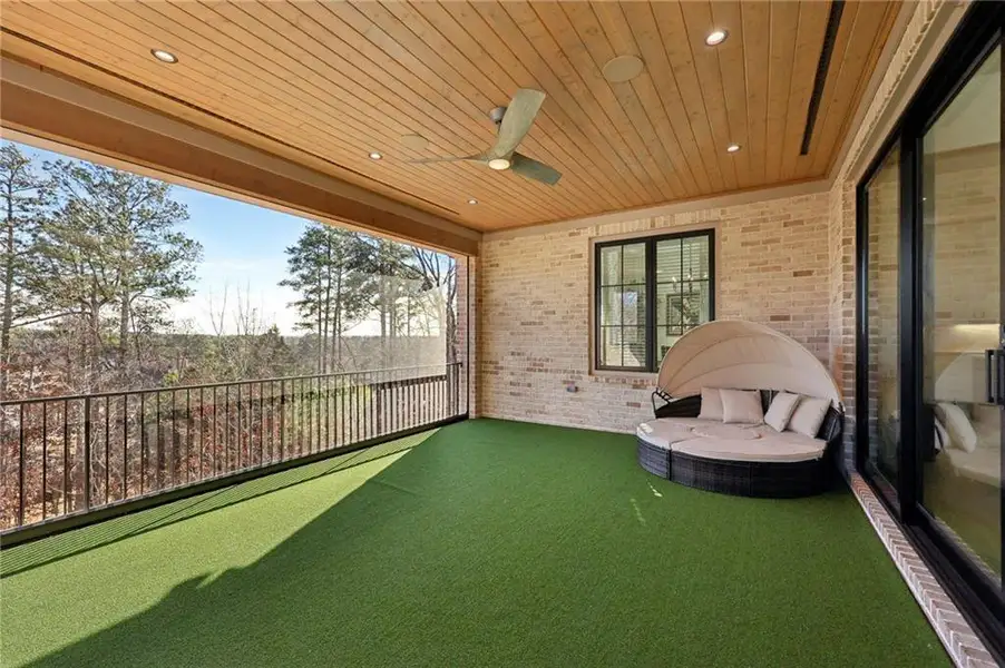 Exterior details and patio area of a home in , Suwanee (Image 4).