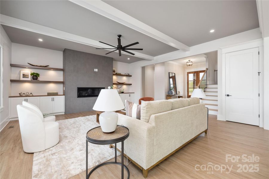 Furnished interior view inside a new home in , Statesville (Image 33).