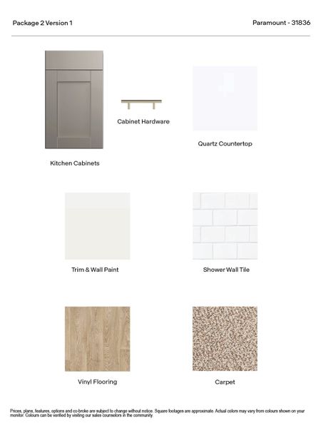 Sample of building materials used in homes in Paramount, Kyle (Image 24).