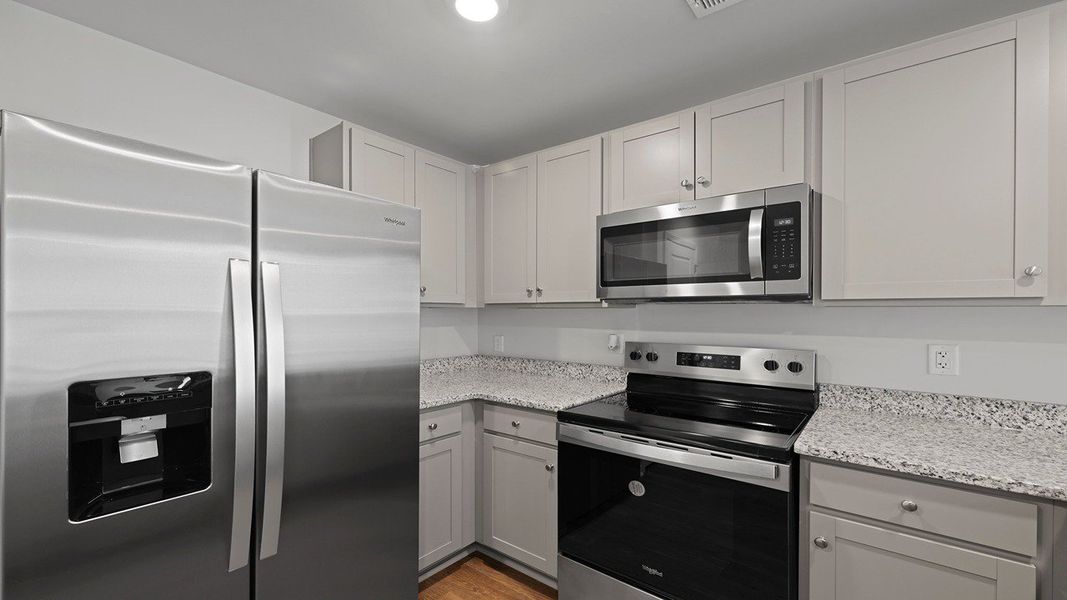Furnished interior view inside a new home in Center Pointe, Santee (Image 12).