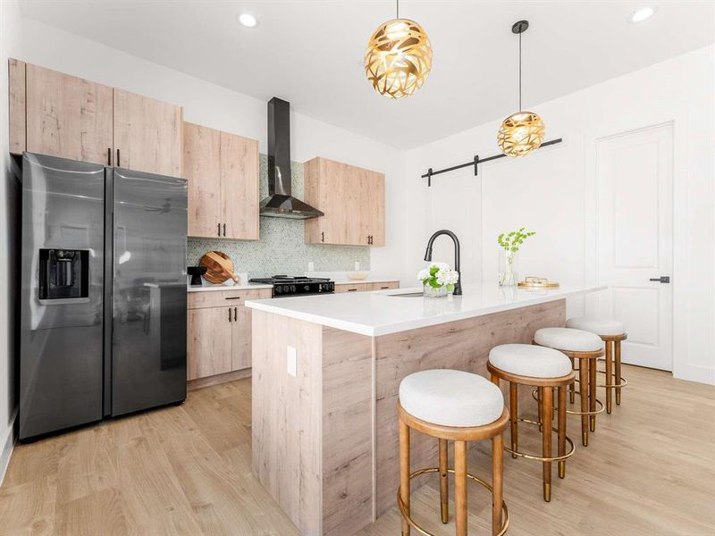 Furnished interior view inside a new home in , Dallas (Image 9).
