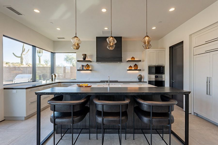 Furnished interior view inside a new home in Village at Seven Desert Mountain, Scottsdale (Image 33).