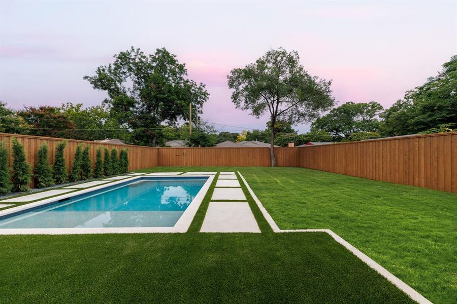 Exterior details and patio area of a home in , Dallas (Image 25). Exterior details and patio area of a home in , Dallas (Image 25).