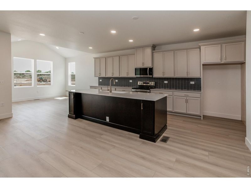 Furnished interior view inside a new home in Prairie Song Story Collection - Single Family Homes, Windsor (Image 17).