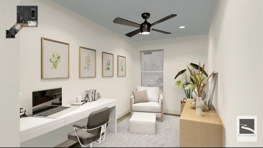 Furnished interior view inside a new home in Azalea Park, Fort Worth (Image 9).