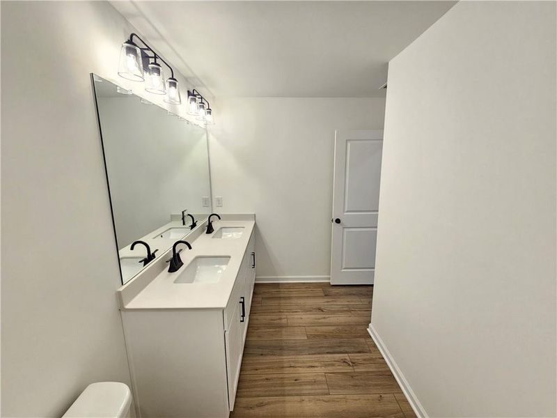 Furnished interior view inside a new home in The Estates at Casteel, Bethlehem (Image 11).