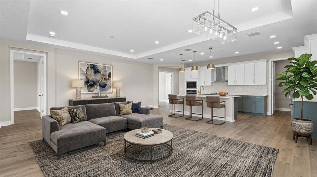 Furnished interior view inside a new home in Cresswind DeLand, Deland (Image 7).