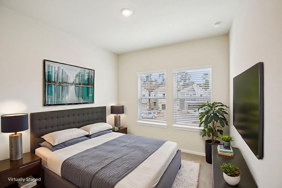 Furnished interior view inside a new home in Pinewood Trails - City Series, Atascocita (Image 14).