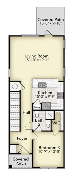 2D floor plan layout of this home in East Bay, Panama City, FL (Image 3). 2D floor plan layout of this home in East Bay, Panama City, FL (Image 3).
