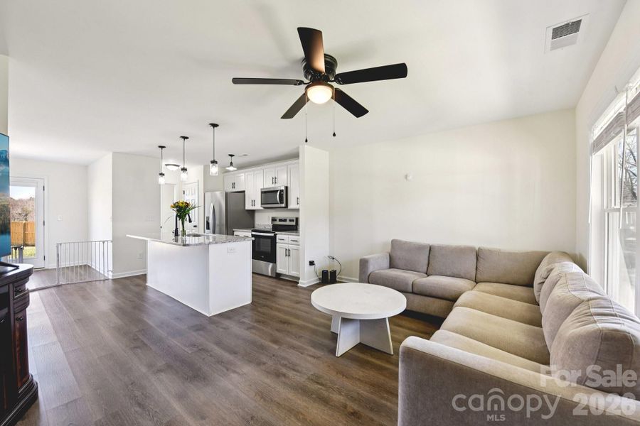 Furnished interior view inside a new home in , Newton (Image 4).