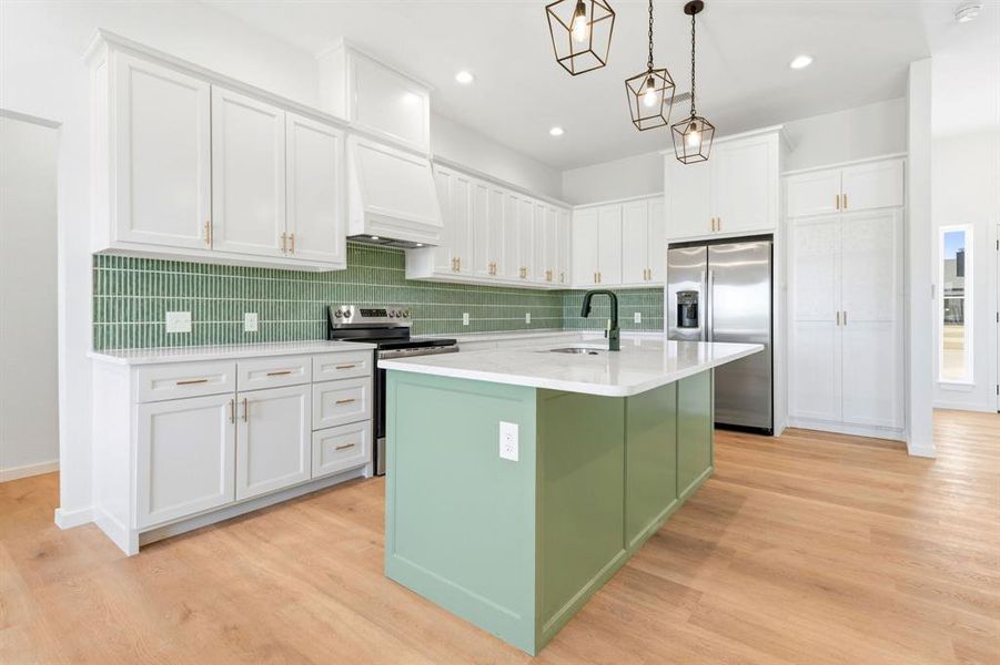 Furnished interior view inside a new home in , Hawley (Image 11).