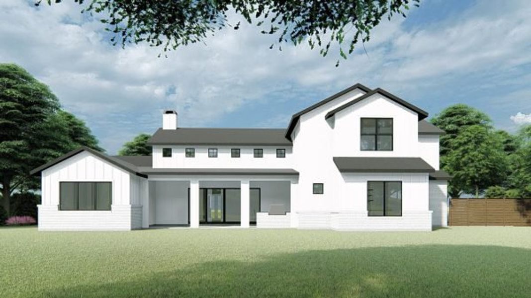 Front exterior of a new home in The Vines, Haslet, TX, highlighting curb appeal (Image 6).