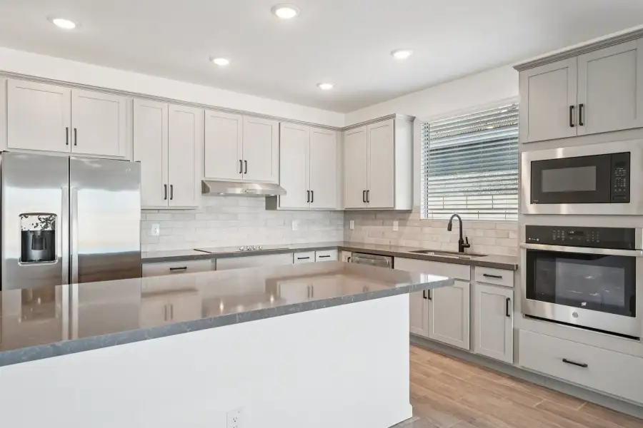 Gourmet kitchen featuring the Foundry Collection. Finishes and options may vary.