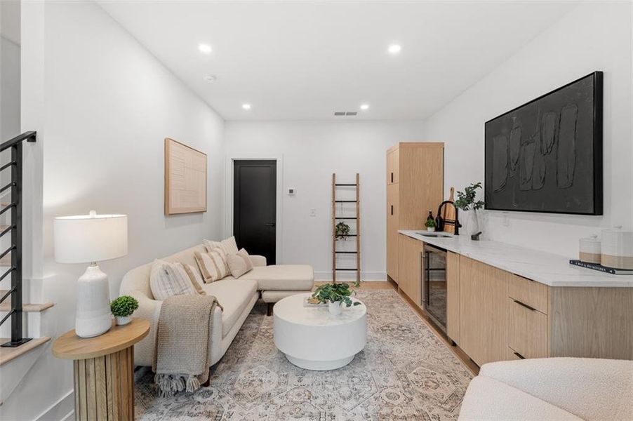 Furnished interior view inside a new home in , Atlanta (Image 31).