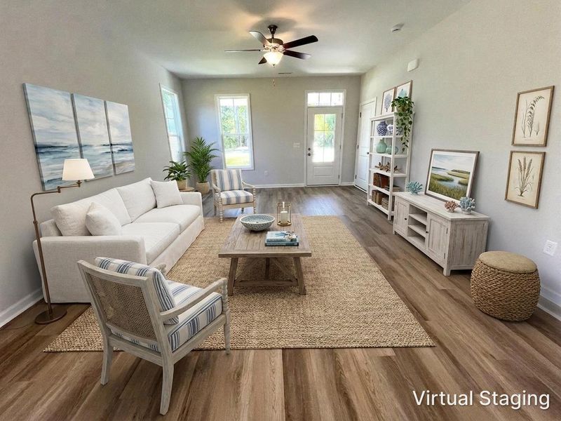 Furnished interior view inside a new home in Pine Ridge, Castle Hayne (Image 5).