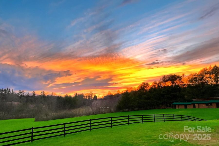 Enjoy the incredible sunsets from this property.