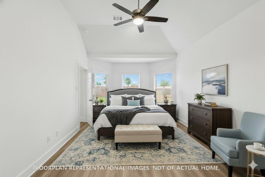 Furnished interior view inside a new home in Hallimore Ranch, Rosenberg (Image 14).