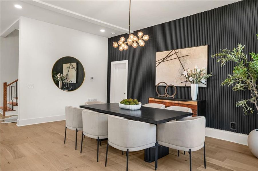 Furnished interior view inside a new home in , Atlanta (Image 14).