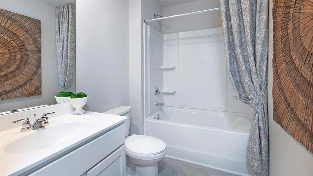 Furnished interior view inside a new home in Twin Lakes, Hoschton (Image 17).