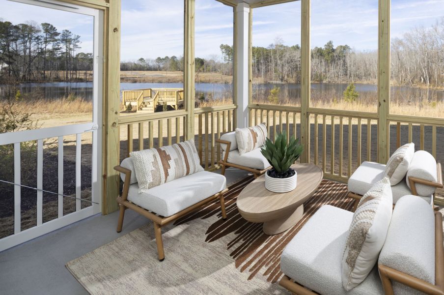 Representative exterior details of a home built from the Sequoia by Mattamy Homes in Seagrass Landing, Lillington (Image 3).