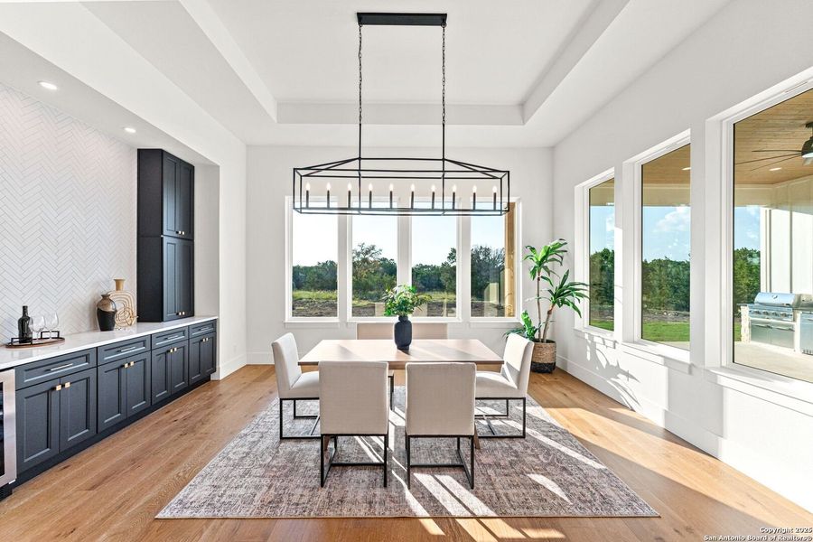 Furnished interior view inside a new home in , Bandera (Image 13).