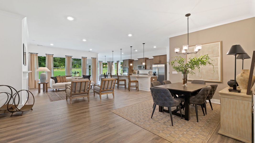 Furnished interior view inside a new home in Adams Glen, Greenville (Image 10).