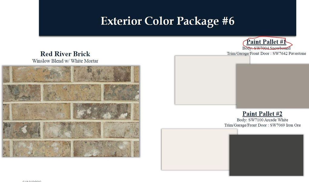 Sample of building materials used in homes in Westridge Cove, Conroe (Image 4). Sample of building materials used in homes in Westridge Cove, Conroe (Image 4).