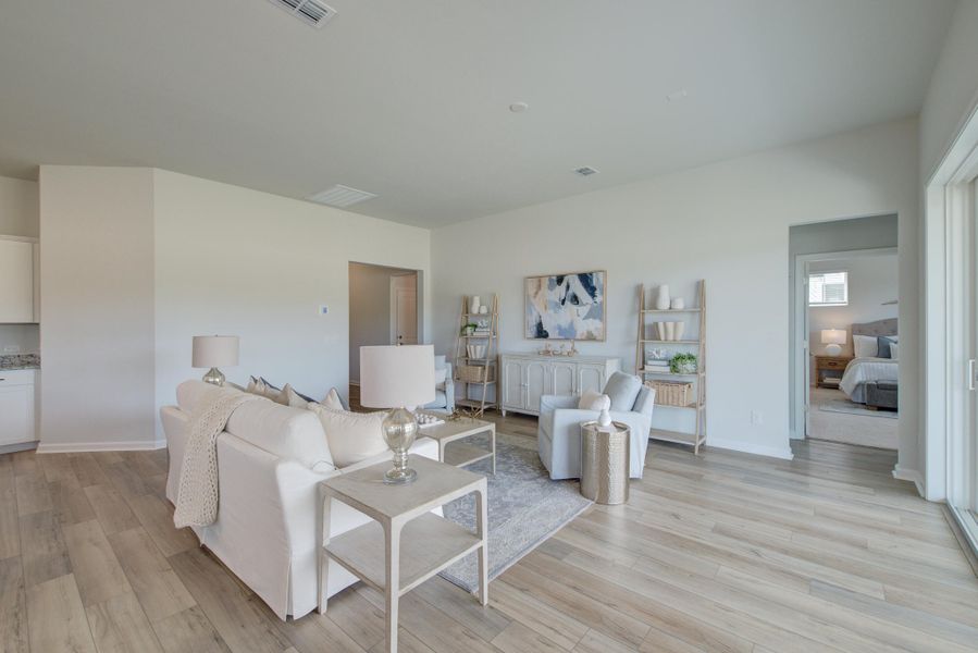 Furnished interior view inside a new home in , Charleston (Image 38).