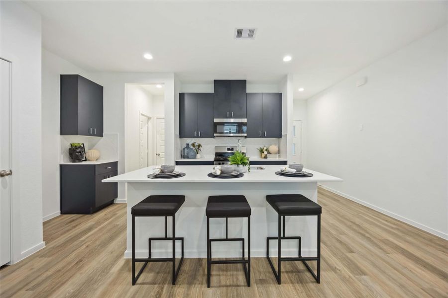 Furnished interior view inside a new home in Alaia Crossing, Houston (Image 11).